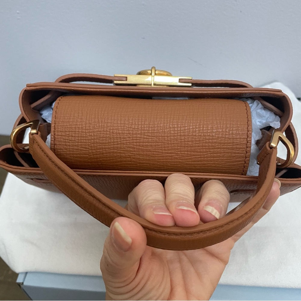 Parisa Wang Micro Madison top handle bag in Chestnut - Picture 10 of 16